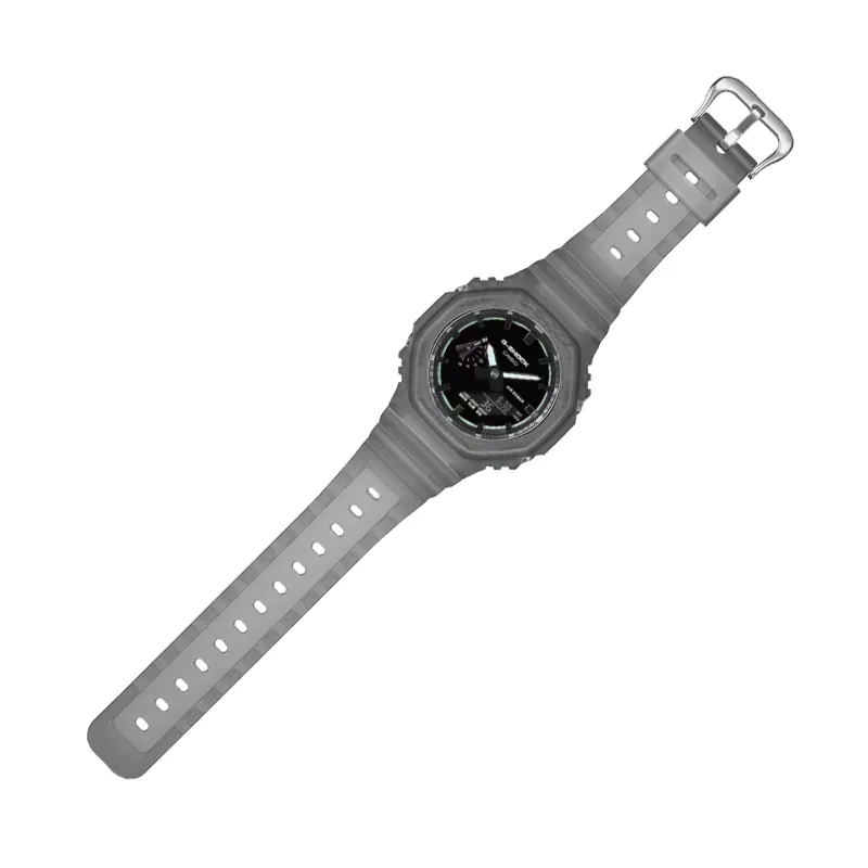 Casio G-Shock Black Dial Gray Resign Men's Watch- GA-2100K-1A